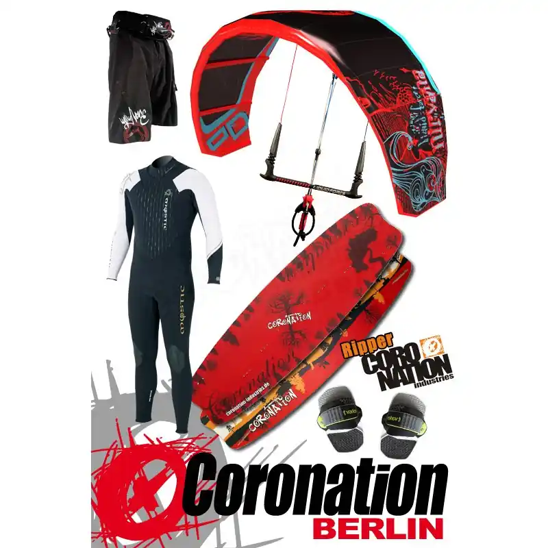 Kitesurf Set LF Nirvana 11qm + Coronation Ripper 132 Begrenztes Angebot