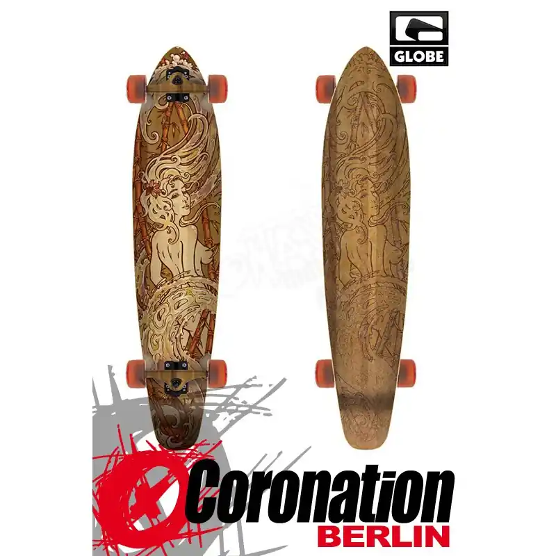 Ausverkauf Globe Kaguya Bamboo Longboard red