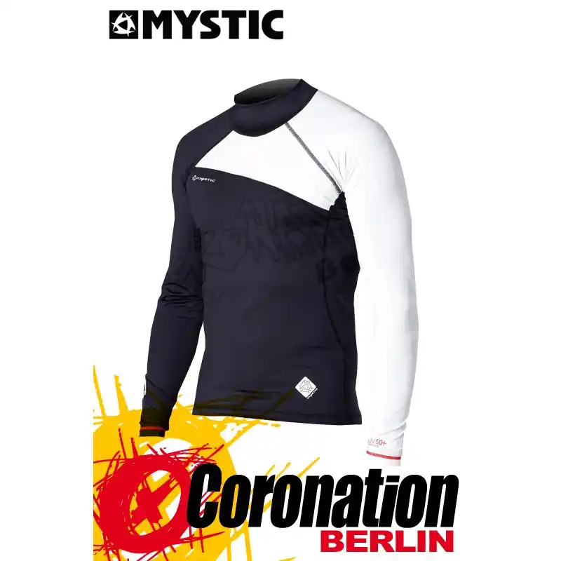 Mystic Crossfire Rash Vest L/S black Schneller Versand