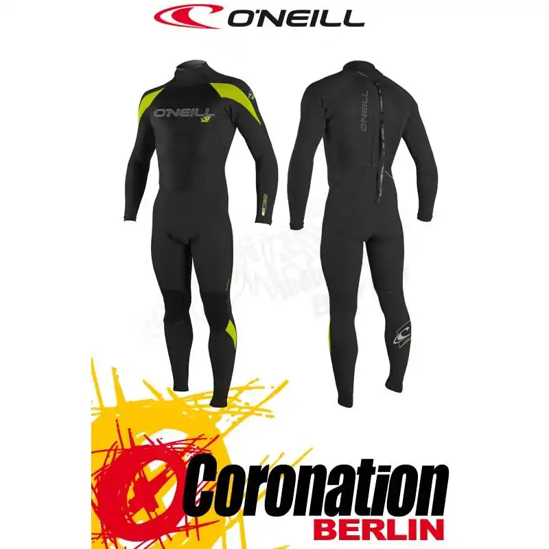 O'Neill EPIC 5/4 Neoprenanzug Blk/Blk/Lime Angebot