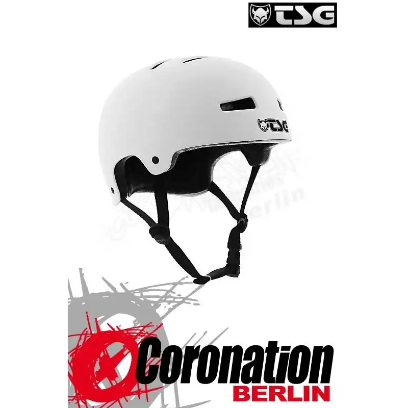 Angebot TSG Helm Evolution Solid Colors Flat White