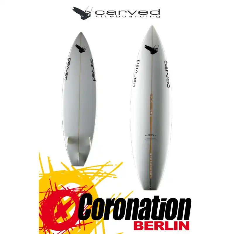 Geprüft Carved Burner Wave Radical Glass Thruster Surfboard strapped