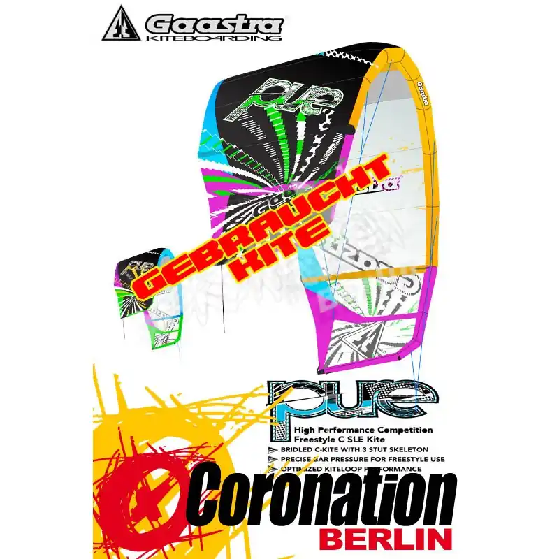 Gaastra Pure 2013 Gebraucht Kite 8m² Neue Kollektion