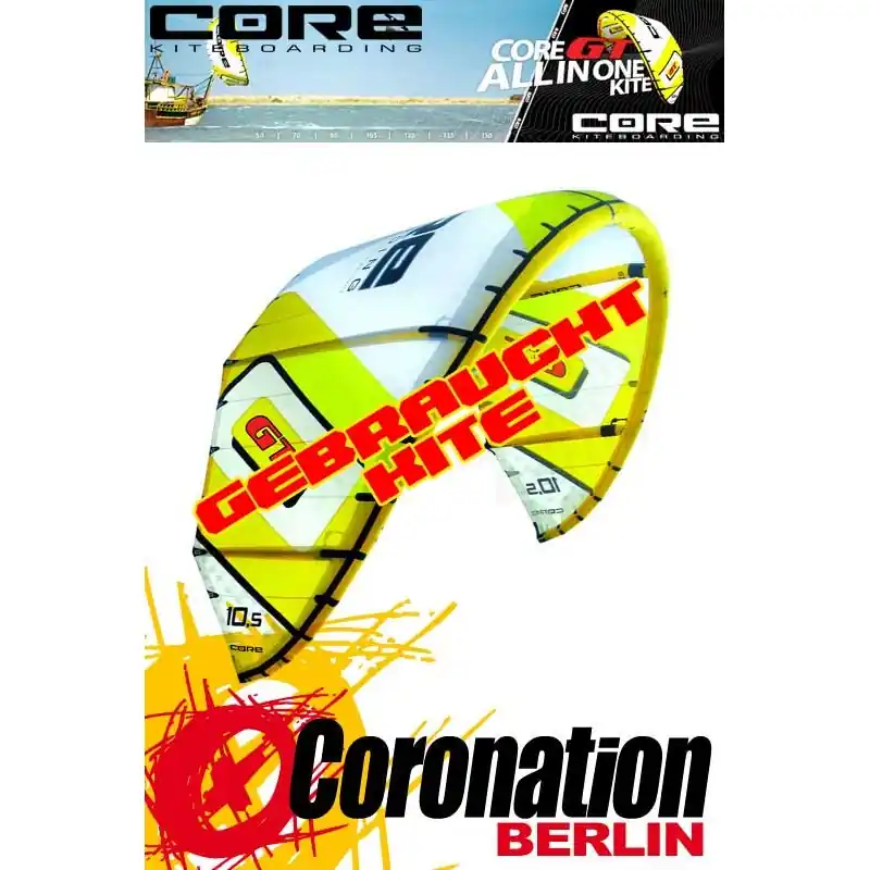 Core GT Gebraucht-Kite 5 qm Direkt Vom Hersteller