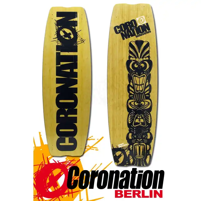 Coronation Kiteboard Bamboo Temto 138cm Freeride Top-Seller