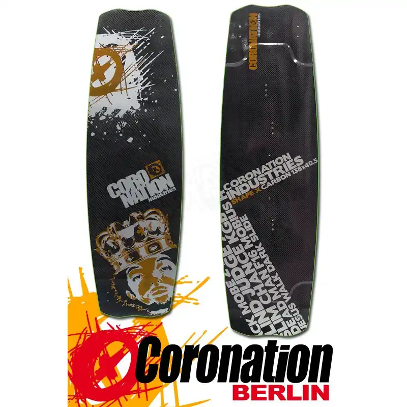 Coronation Kiteboard Shape X Carbon 138cm Freeride Freestyle Günstig