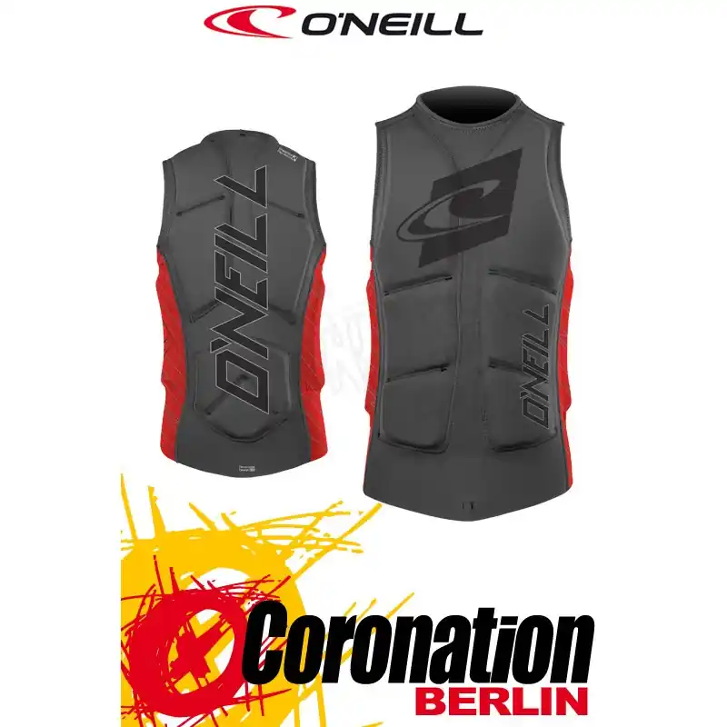 O'Neill Kite/Wake Prallschutzweste Gooru Grph/Red Neue Ware