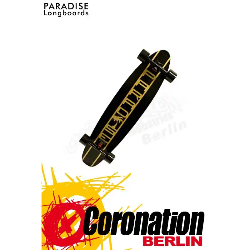 Finale Aktion Paradise Longboard Gold Lines Kicktail 40x9