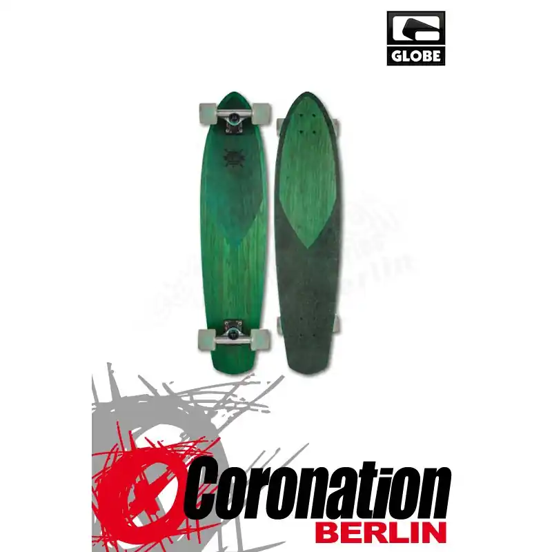 Top-Seller Globe Diamond Wedge Cruiser Longboard Clear Aqua