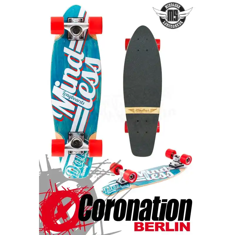 Billig Mindless Daily Stained Kicktail Mini Cruiser