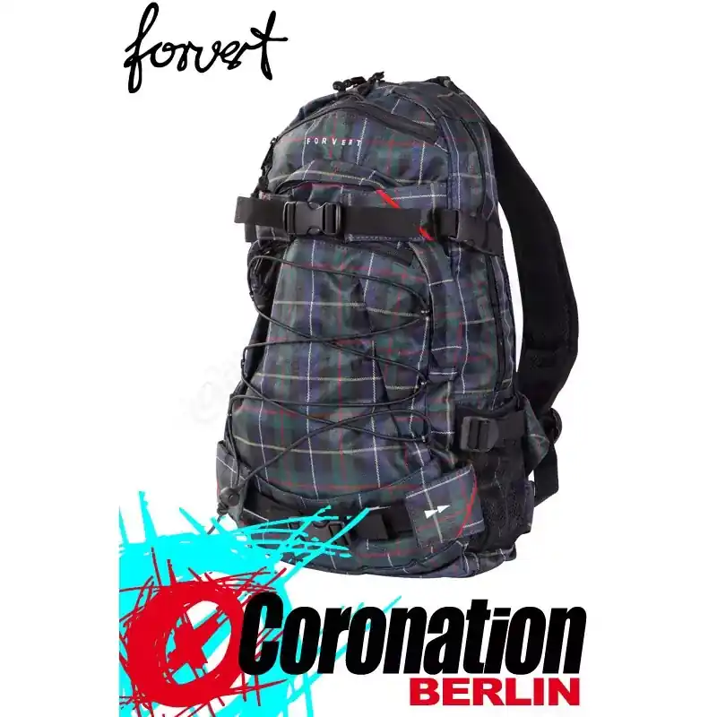 Meistverkauft Forvert New Louis Skate Backpack Schul & Street Rucksack green checked