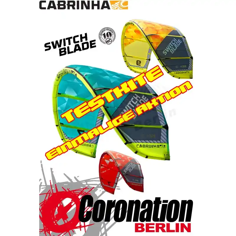 Preiswert Cabrinha Switchblade 2015 Test Kite 9m²