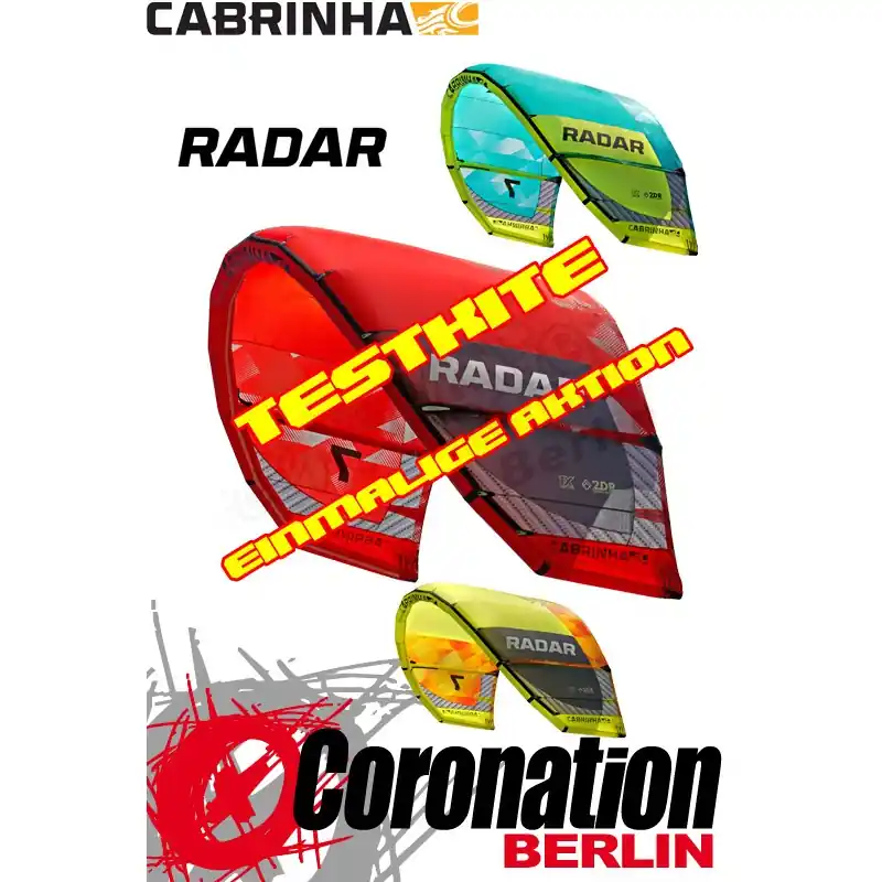 Versand Am Gleichen Tag Cabrinha Radar 2015 Test Kite 9m²