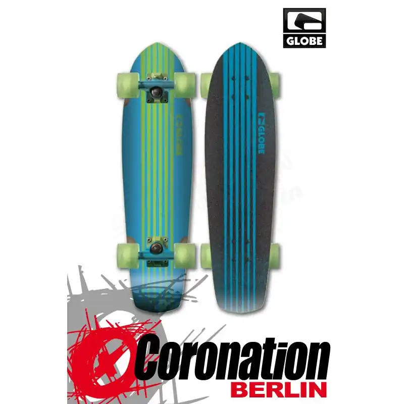 Globe Tracer Cruiser Longboard Fluoro Cyan/Fluoro Green Top-Preis