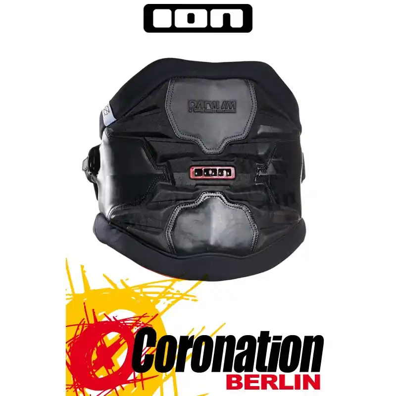 ION Radium 2014 Waist Windsurf Harness Black Echt