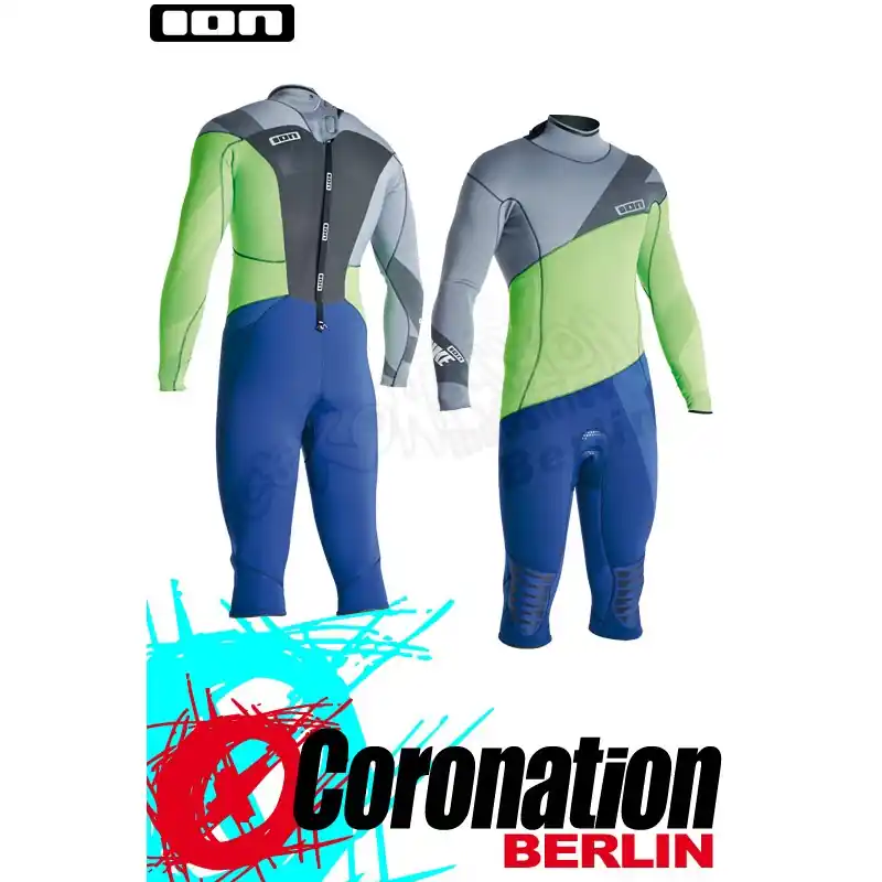 Nur Für Kurze Zeit ION Strike Overknee LS 4/3 Neoprenanzug 2015 grey/lime