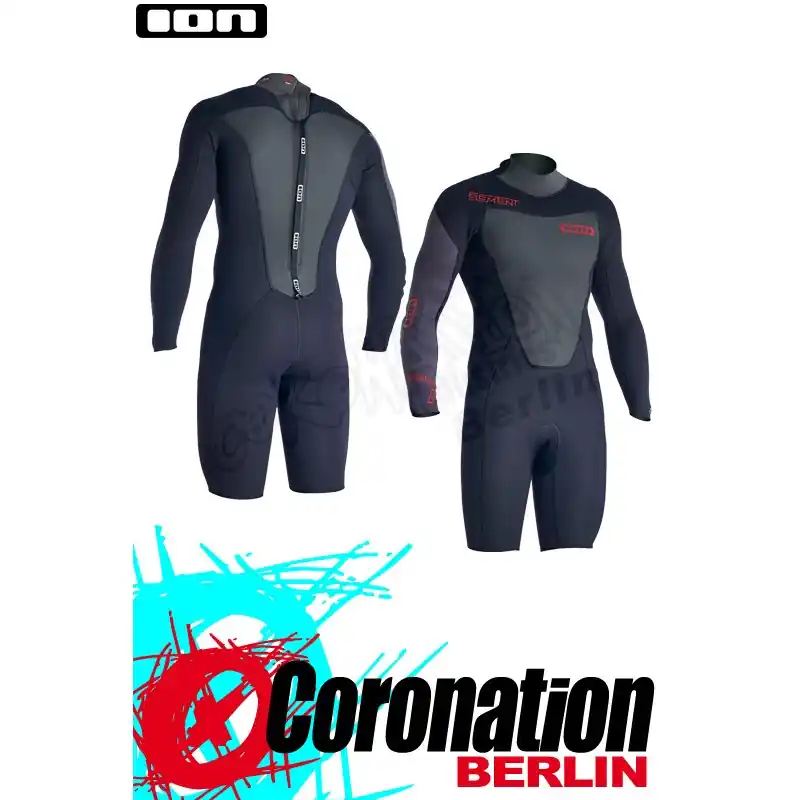Markenware ION Element Shorty LS 2,5 DL Neoprenanzug 2015 black
