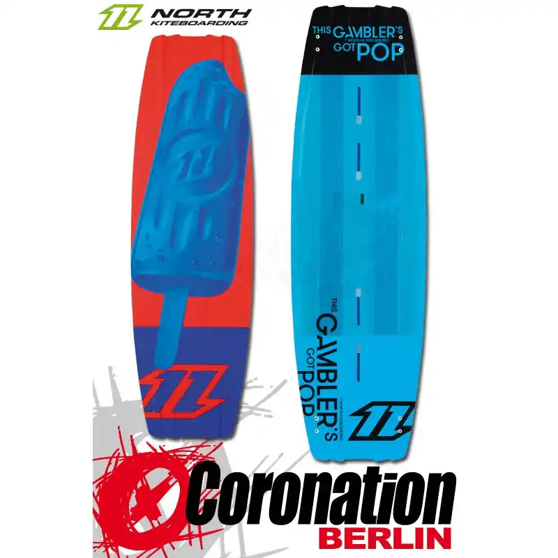 Markenprodukt North Gambler 2015 Kiteboard 139cm