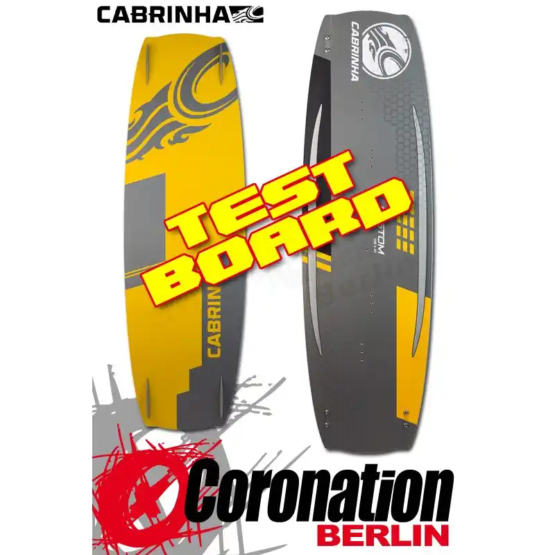 Cabrinha Custom 2015 TEST Kiteboard 139cm Komplett mit H2 Mega-Angebot
