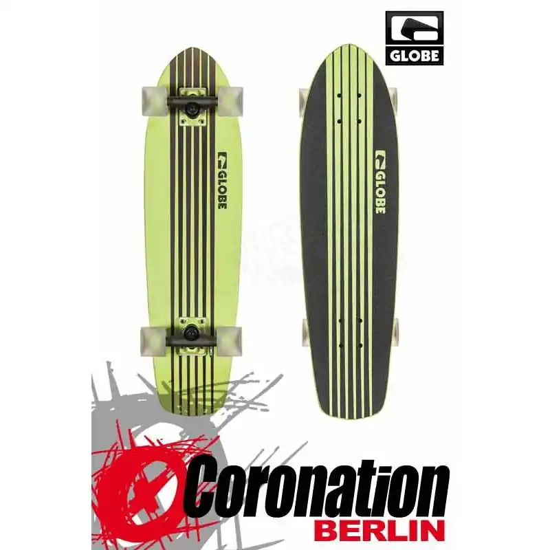 Highlight Globe Tracer Cruiser Longboard Fluoro Glow in the dark/Vineyard