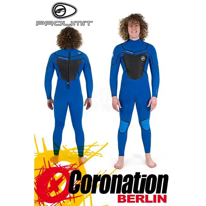 Begrenztes Angebot Prolimit Mercury 6/5 Backzp FTM Wetsuit Neoprenanzug Blue