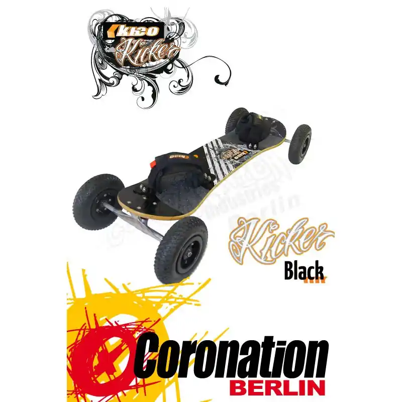 Preisknaller Kheo Kicker Pro Mountainboard ATB Landboard Black