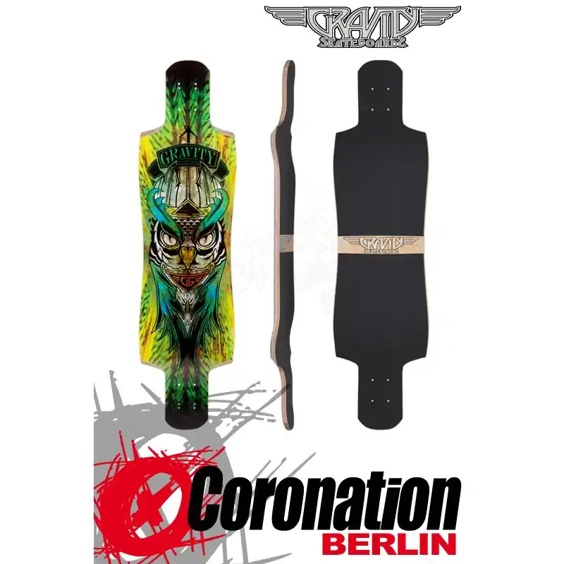 Gravity Twinkick 38" Midnight Thief Longboard Deck Preisreduziert