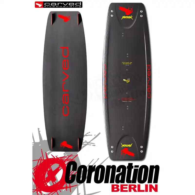 Carved Tantrum 5 Kiteboard Custom Full Carbon Flex Neue Kollektion