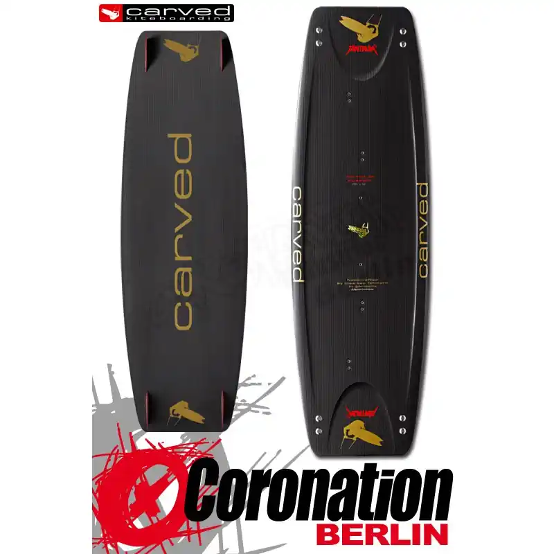 Carved Tantrum 5 Kiteboard Custom Glossy Full Carbon Flex Billig