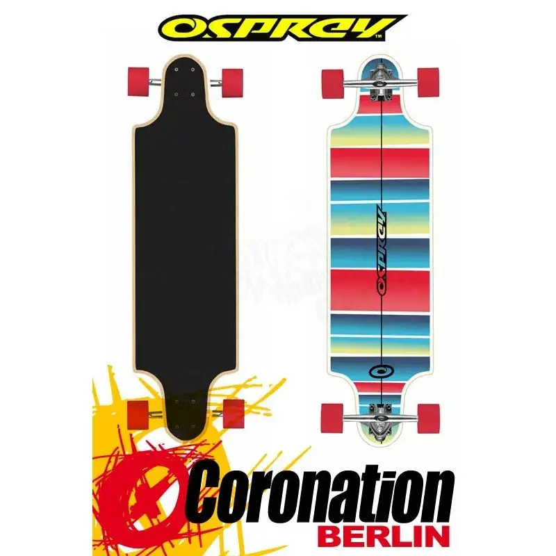 Osprey Stripe Twin Tip Downhill Longboard Saisonangebot