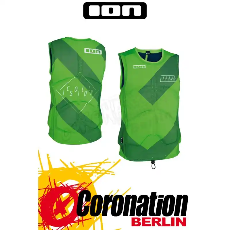 Begrenztes Angebot ION Collision Vest Prallschutzweste lime green/navy