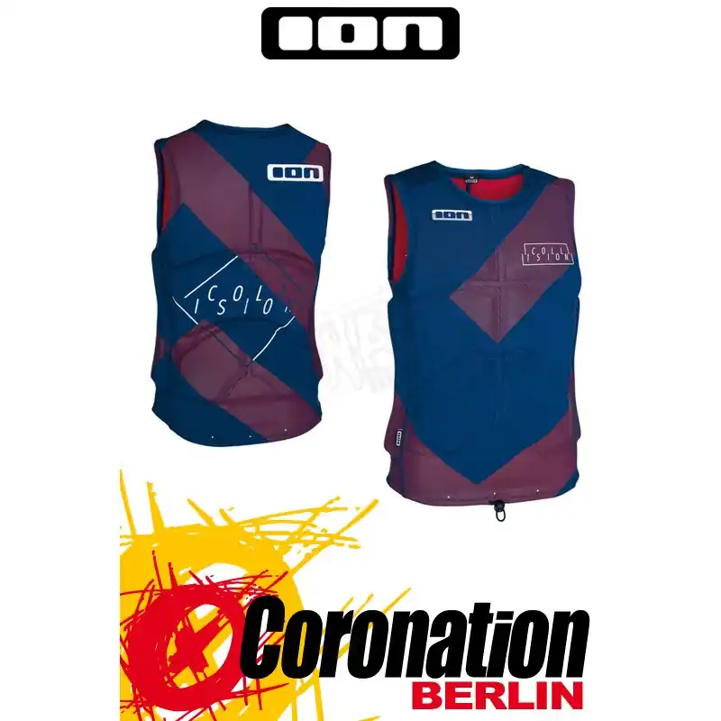 Direkt Vom Hersteller ION Collision Vest Prallschutzweste navy blue/black 2015