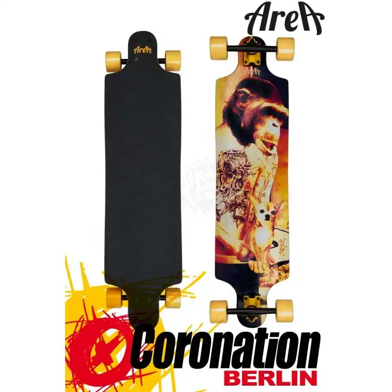 Neu Im Sortiment Area Longboard Simiankind Top Mount Komplett Longboard