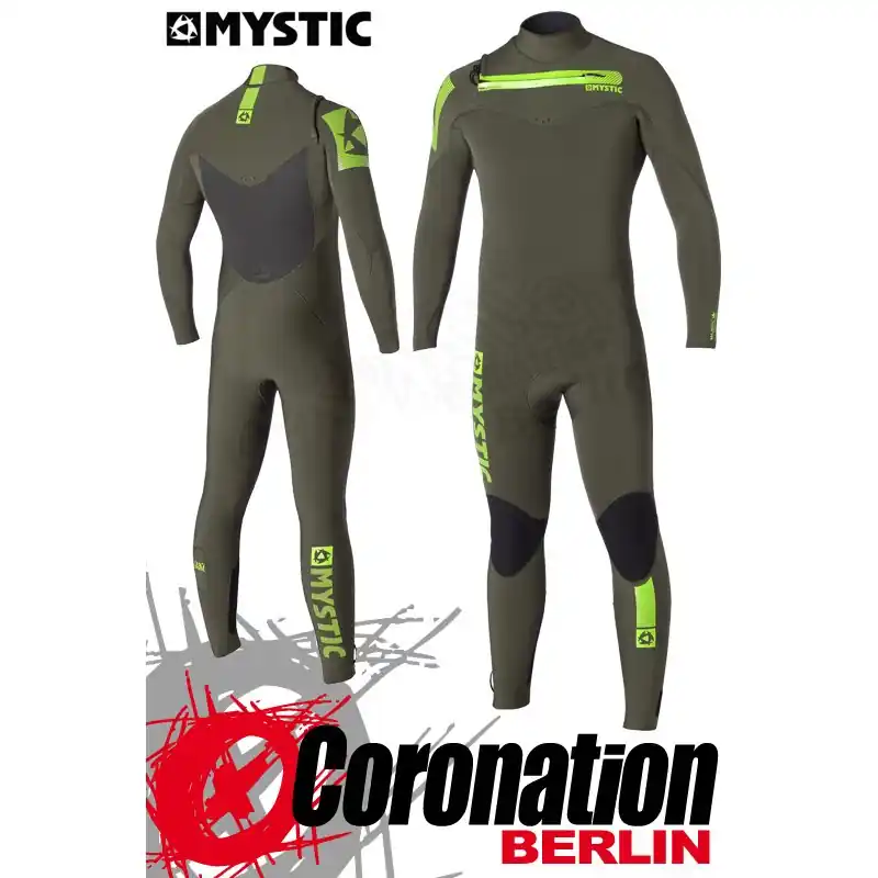 Günstig Mystic Majestic 5/3mm Frontzip - Grün Army