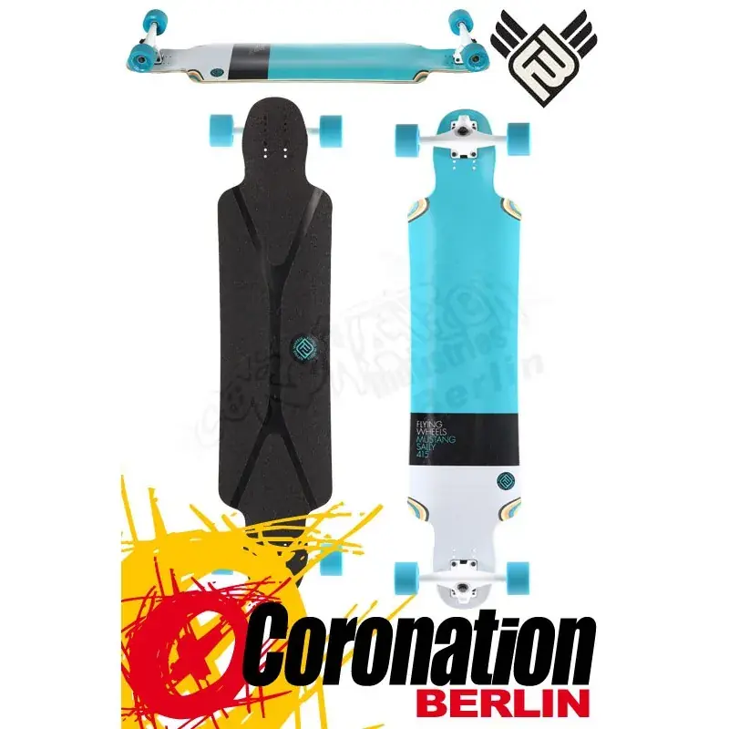 Flying Wheels Mustang 41.5 Longboard Komplett Meistverkauft