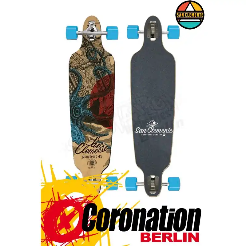Preisreduziert San Clemente Kraken Racer Komplett Longboard