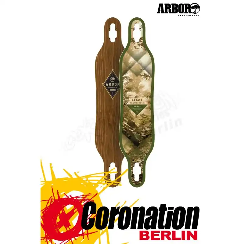Arbor Axis Walnut Longboard Deck Billig
