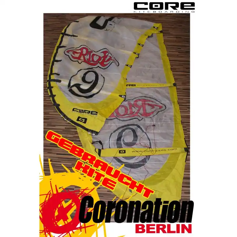 Bestseller Core Riot gebraucht Kite 9qm