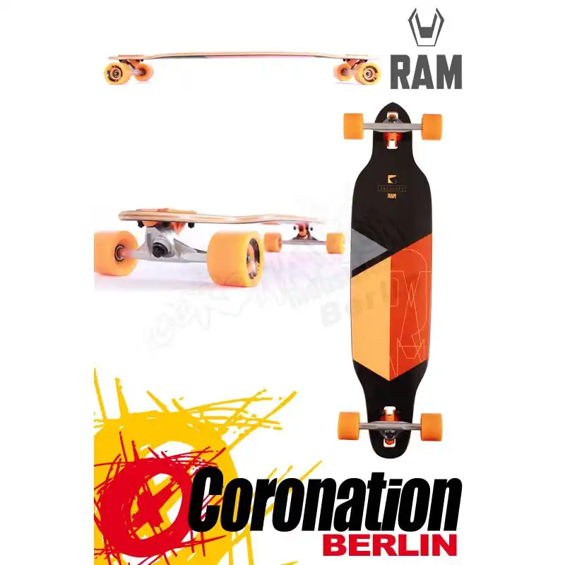 RAM Solitary 2.0 Limited Edition Komplett Longboard Orange Kracherpreis