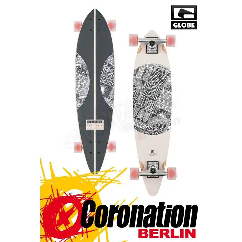 Globe Pinley 33 White/Wandjina Komplett Longboard Ausverkauf