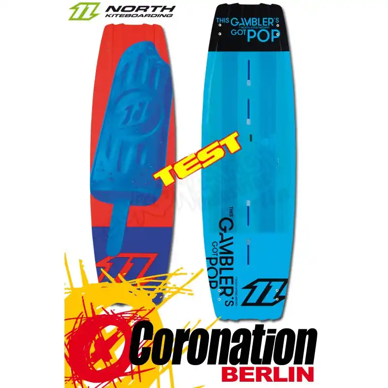 Ausverkauf North Gambler 139cm 2015 Test Kiteboard