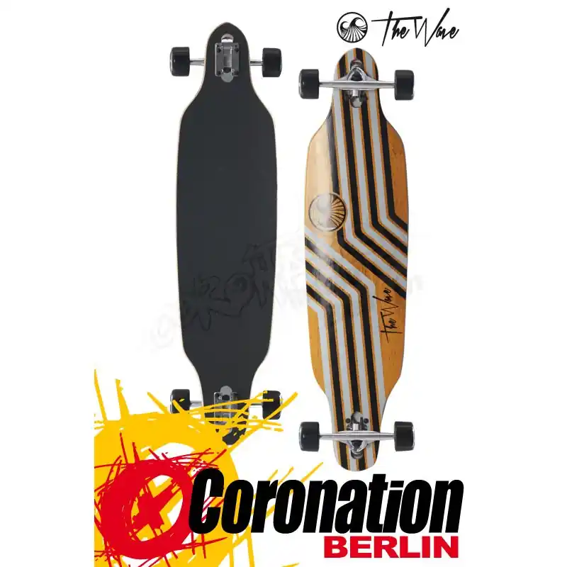 The Wave Reverso 39 DT Orange Komplett Longboard Preis Gesenkt