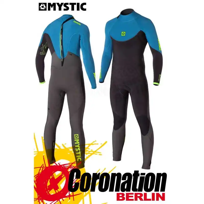 Wochenendangebot Mystic Crossfire Steamer 5/3 Fullsuit Neoprenanzug Backzip Marine