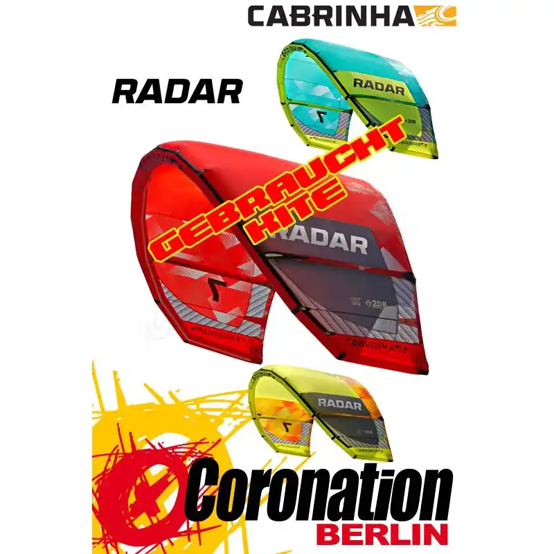 Cabrinha Radar 2015 Gebraucht Kite 5m² Top-Angebot
