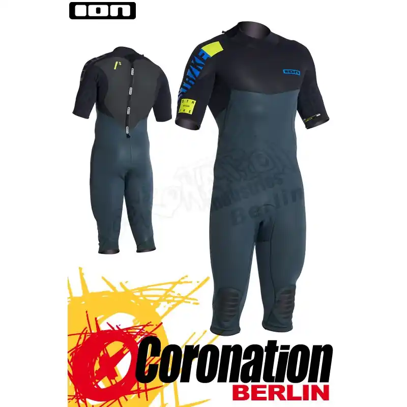 Billig ION Strike Overknee SS 3/2 Neoprenanzug 2016 Black/Green