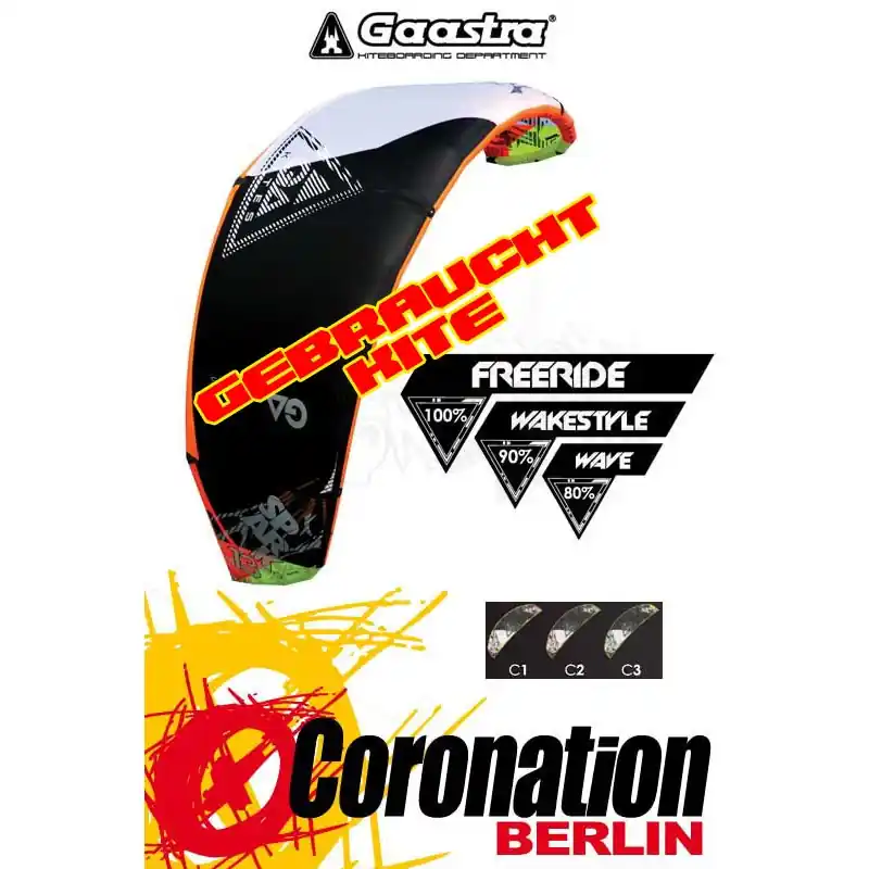 Gaastra Spark 2015 Gebraucht kite 13m² Neuheit