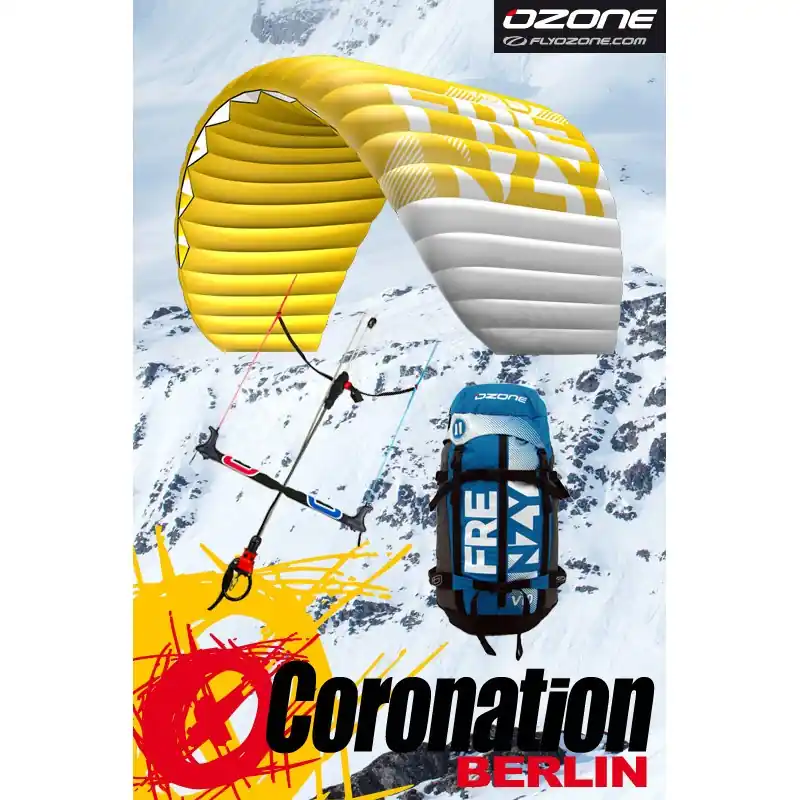 Ozone Frenzy V10 Snowkite mit Bar Sonderaktion
