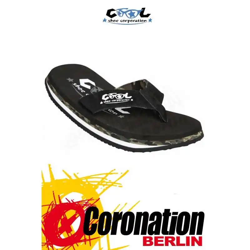 Bestseller Cool Shoes ORIGINAL black Badelatschen Strand Sandalen
