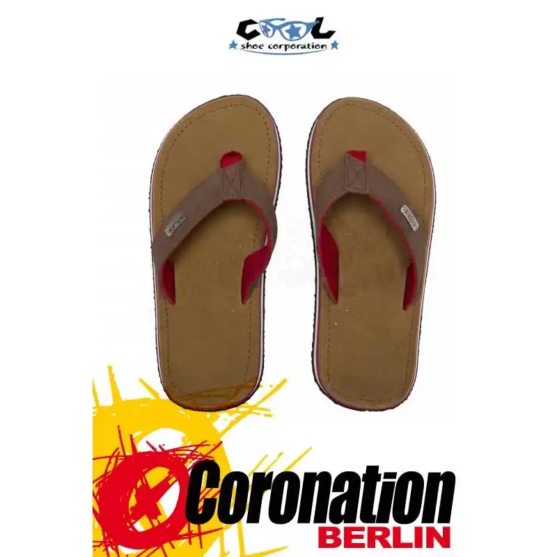 Cool Shoes DELUXE tabacco brown Badelatschen Strand Sandalen Neu Im Sortiment