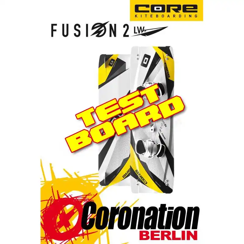 Markenware Core Fusion 2 Leichtwind TEST-Kiteboard - 152cm